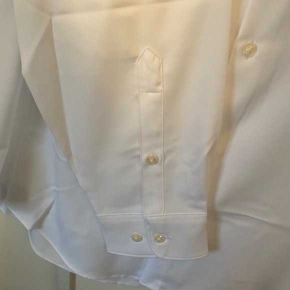 Perry Ellis Men's Bright White dress shirt - Picture 9 of 12